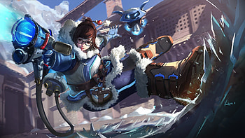 Mei (Overwatch), Gaming character, Digitally created, Action-packed HD wallpaper