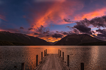 Rotoiti Lake New Zealand, lake, nature, new-zealand HD wallpaper