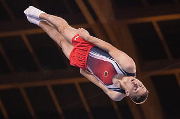 Trampoline world championships, Team titles, Belarus and Japan, Gymnastics event HD wallpaper