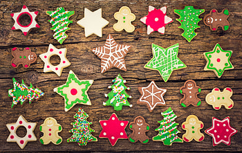 Festive Cookie, food, cookie HD wallpaper