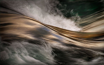 Bronze, waves, water, wave HD wallpaper