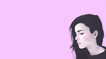 Girl Artwork Pink Background, fantasy-girls, artist, artwork, digital-art, deviantart HD wallpaper