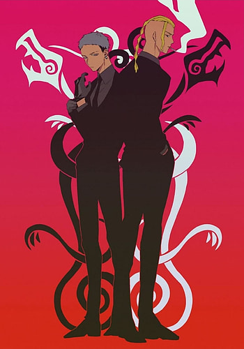DRAKEN AND MITSUYA, Rojo, Magenta HD phone wallpaper