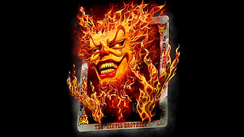 General digital art black background minimalism playing cards fire Joker smiling devils red eyes Insane HD wallpaper