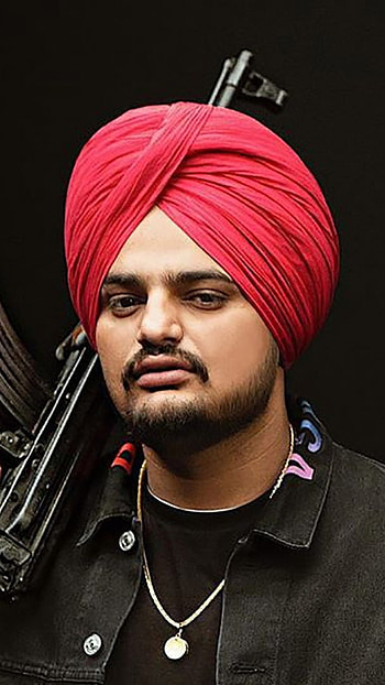 Sidhu Moose Wala Black, Black Background HD phone wallpaper