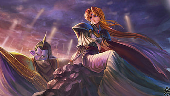 Anime, girl, eye, princess HD wallpaper