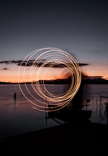 Sparks, Miscellanea, Miscellaneous, Long Exposure, zelight, Circle HD phone wallpaper