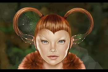 Forrest Elf, fantasy, girl, elf, forest, female HD wallpaper