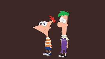 Phineas and Ferb, animated, minimal, tv show HD wallpaper