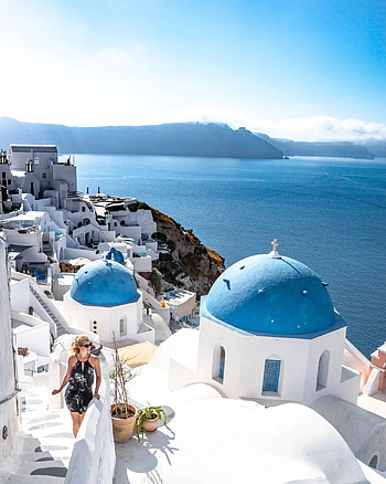 Santorini, Things to do, Greece, Abroad with Ash HD phone wallpaper