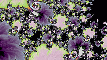 Trippy Psychedelic Fractal, trippy, psychedelic, trance, purple, black, Abstract, fractal, abstract black, abstract purple HD wallpaper