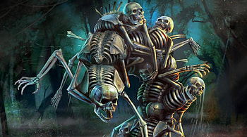 Dark souls, cool, skelotons, souls, dark HD wallpaper