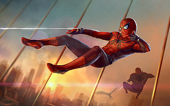Spider Far From Home Artwork, spiderman, superheroes, artwork HD wallpaper