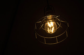 Dark, Lamp, Glow, Metal, Metallic HD wallpaper