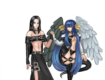 Testament and Dizzy guilty gear x, Testament, Dizzy, Fighting games, Guilty gear, Couple, Kawaii, Anime HD wallpaper