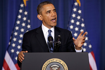National Defense University 2013, Barack Obama HD wallpaper