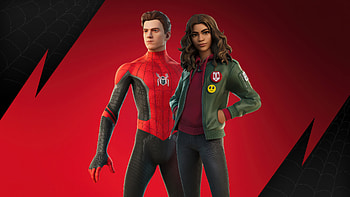 Spiderman X Gwen Stacy Fortnite X Marvel, fortnite, marvel, spiderman, gwen-stacy, games, 2025-games, ios, android, video-games HD wallpaper