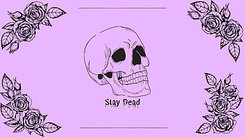 Stay Dead, gothic, pastel HD wallpaper