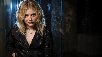 Chloe Moretz In Black Dress, chloe-moretz, celebrities, girls HD wallpaper