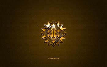 Giravanz Kitakyushu, Japanese football club, yellow logo, yellow carbon fiber background, J2 League, football, Kitakyushu, Japan, Giravanz Kitakyushu logo HD wallpaper