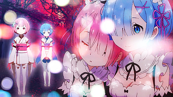 Rem & Ram, ram, rezero, rem, anime HD wallpaper