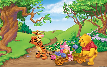 Tigger and Piglet, Winnie the Pooh HD wallpaper