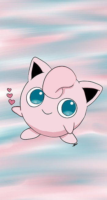 Jigglypuff, pokemon, Ash, azul, Pokebola, rosa HD phone wallpaper
