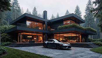 Modern Car Sanctuary: Home & Ride Harmony, car, Home HD wallpaper