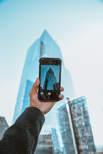 City, Building, Hand, Miscellanea, Miscellaneous, Camera, Tele HD phone wallpaper
