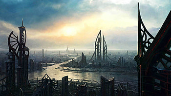http://newevolutiondesigns.com//bies/futuristic-city--40.jpg | // World // Sci-Fi | Pinterest | Environment concept art, ... HD wallpaper