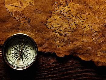Miscellanea, Miscellaneous, Shadow, Compass, Map HD wallpaper