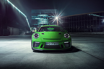 2018 Porsche 911 GT3 RS Front, porsche-911-gt3-r, porsche-911, porsche, cars, 2018-cars, behance HD wallpaper