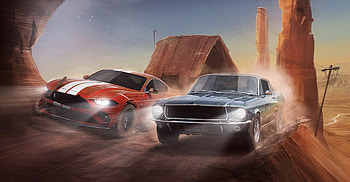 New And Old Mustang Evil Ways, artist, artwork, artstation HD wallpaper