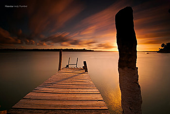 nice and dark, night, sea, water, dark HD wallpaper