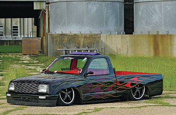 1996-Toyota-Tacoma, Black, Slammed, 1996, Toyota HD wallpaper