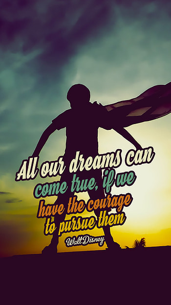 Art Creative Quotes Walt Disney Dreams Cartoons. 6 ... HD phone wallpaper