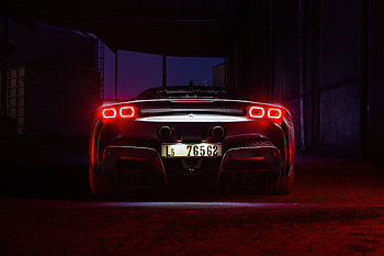 Ferrari SF90 Stradale Rear, ferrari-sf90-stradale, ferrari, 2022-cars, cars, behance HD wallpaper