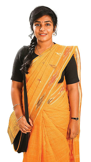 Rajisha Vijayan, malayalam actress, beautiful, saree lover HD phone wallpaper