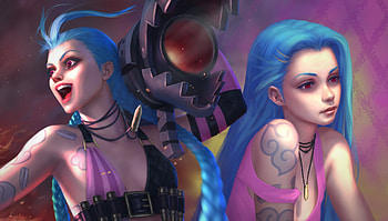 Jinx League Of Legends 2017, league-of-legends, games, fantasy-girls, deviantart HD wallpaper