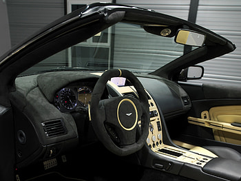 Interior, Aston Martin, Cars, Steering Wheel, Rudder, Salon, Speedometer, 2009, Db9 HD wallpaper