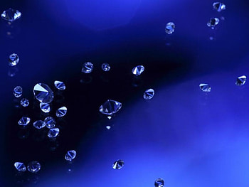 Midnight Blue Gems, jewels, gemstones, deep blue HD wallpaper