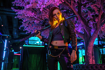 Cyberpunk 2077 V Character Cosplay , cyberpunk-2077, 2021-games, games, cosplay, behance HD wallpaper