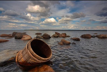 barrel, landscape, nature, beauty HD wallpaper