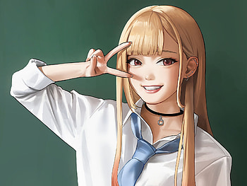 My Dress Up Darling, Marin Kitagawa, Anime HD wallpaper