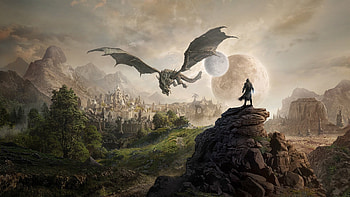 Alduin, The Elder Scrolls HD wallpaper