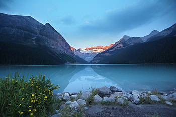 Lake Louise Canada Beautiful View, lake, nature, mountains HD wallpaper