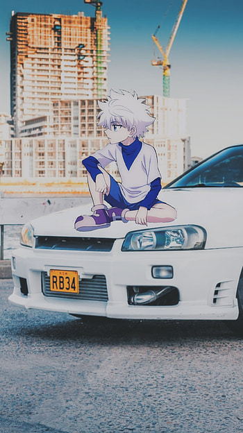 Killua, Cars, Anime, HunterXHunter HD phone wallpaper