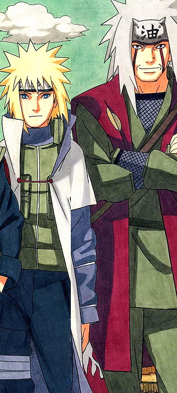 Yellow Flash & Toad Sage — Minato & Jiraiya Naruto , Minato Namikaze, Jiraiya (Naruto), Anime, Naruto HD phone wallpaper