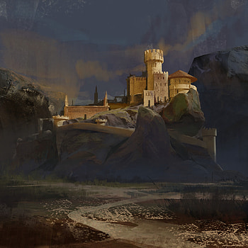 Art, Rock, Lock, Fortress, Old HD phone wallpaper