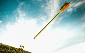 Target symbol, Bullseye visualization, Precision focus, Goal setting HD wallpaper